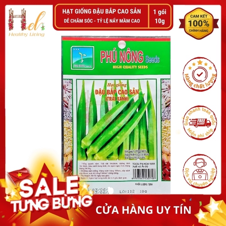 Hạt Giống Đậu Bắp Cao Sản Siêu Trái Năng Suất Cao - Trồng Hạt Giống Rau Củ Quả Bằng Đất Sạch, Xơ Dừa, Mùn Dừa, Phân Bón