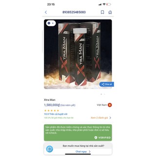 viên sủi XTRAMAN