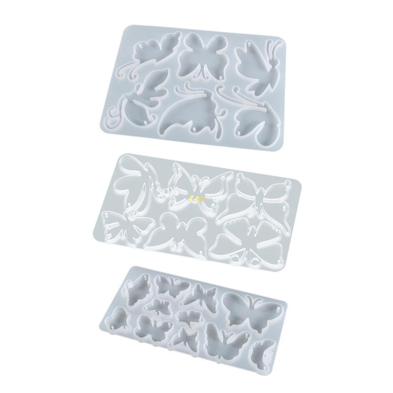 Khuôn Silicone Hình Bướm Làm Trang Sức Thủ Công