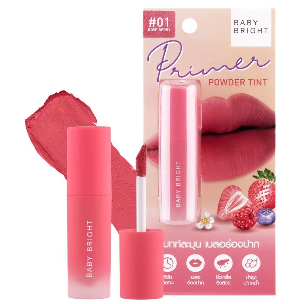 Son kem tint lì Baby Bright sắc tố cao lâu trôi Baby Bright Primer Powder Tint 2.4g - anhduong.official.vn