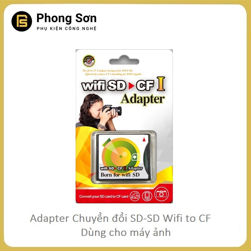 Adapter SD to CF type I ( khe chuyển đổi thẻ SD,SD wifi sang khe thẻ CF ) | BigBuy360 - bigbuy360.vn