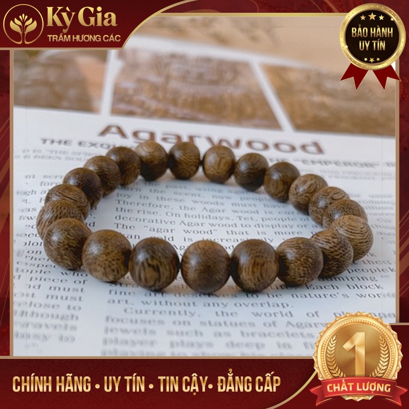 Vòng Tay Trầm Hương Kỳ Gia 10 Li Sang Trọng, Lịch Lãm