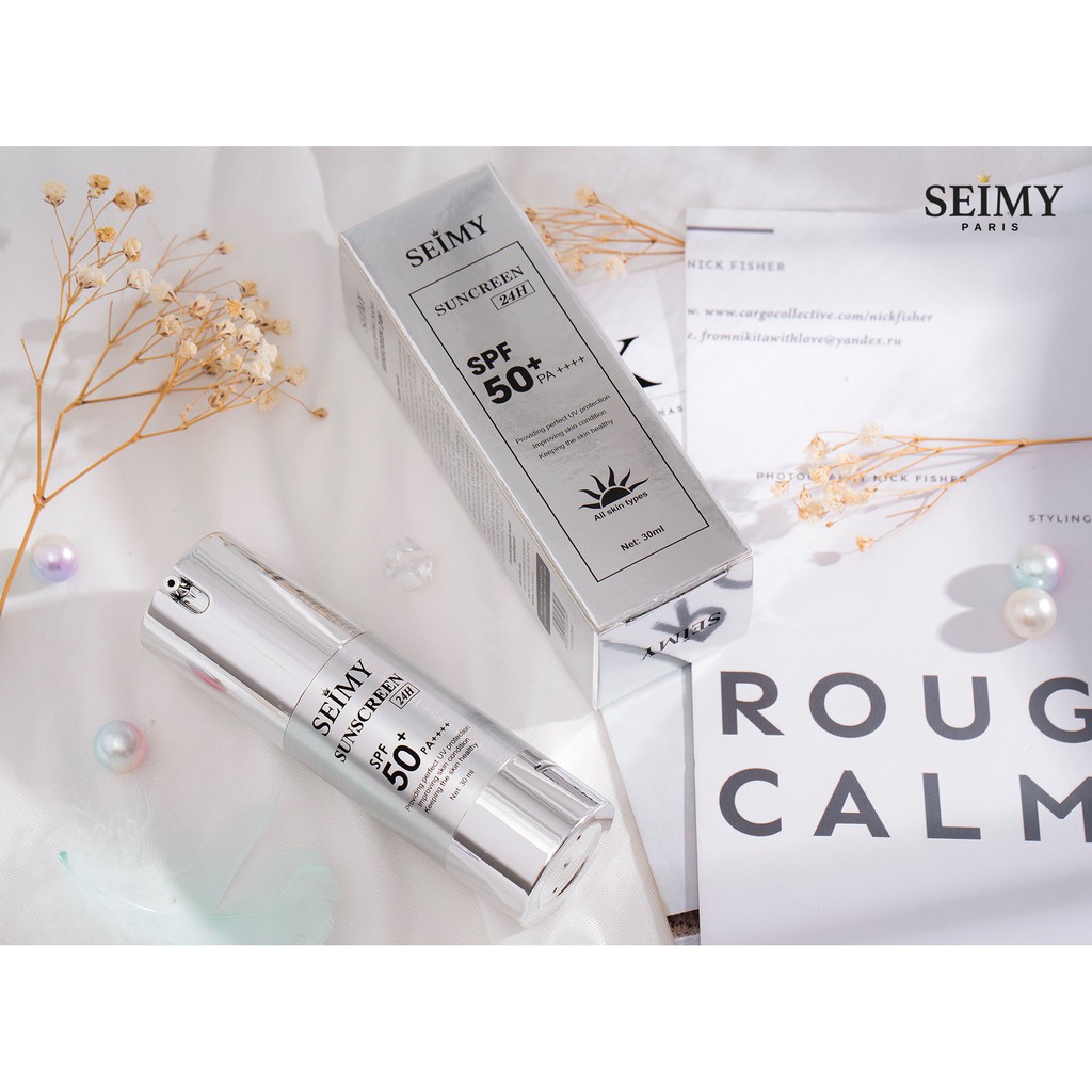 Kem chống nắng dưỡng da dưỡng trắng Seimy - Sunscreen 24h | BigBuy360 - bigbuy360.vn