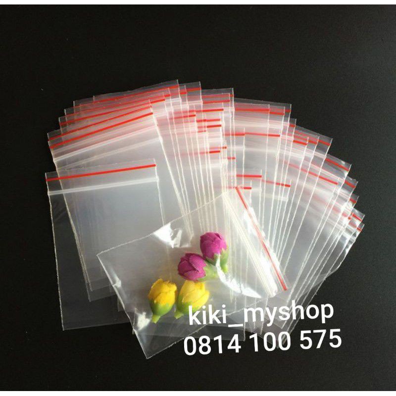 100g túi zip.miết mép viền đỏ đủ size