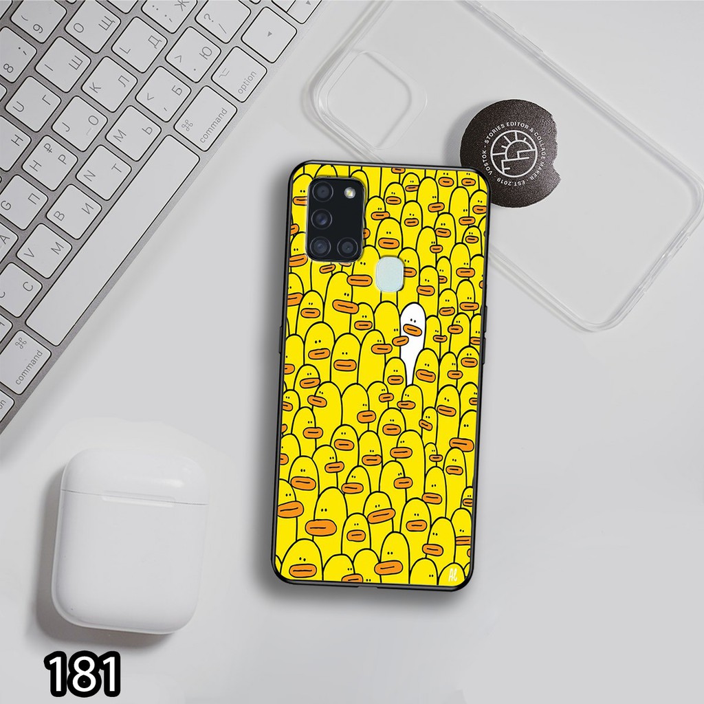 Ốp lưng Samsung A11/A21/A21S  in hình Logo chú Vịt tinh  nghịch siêu đẹp, độc, lạ_KINGSTORE.HN_Ốp SS A11/A21/A21S
