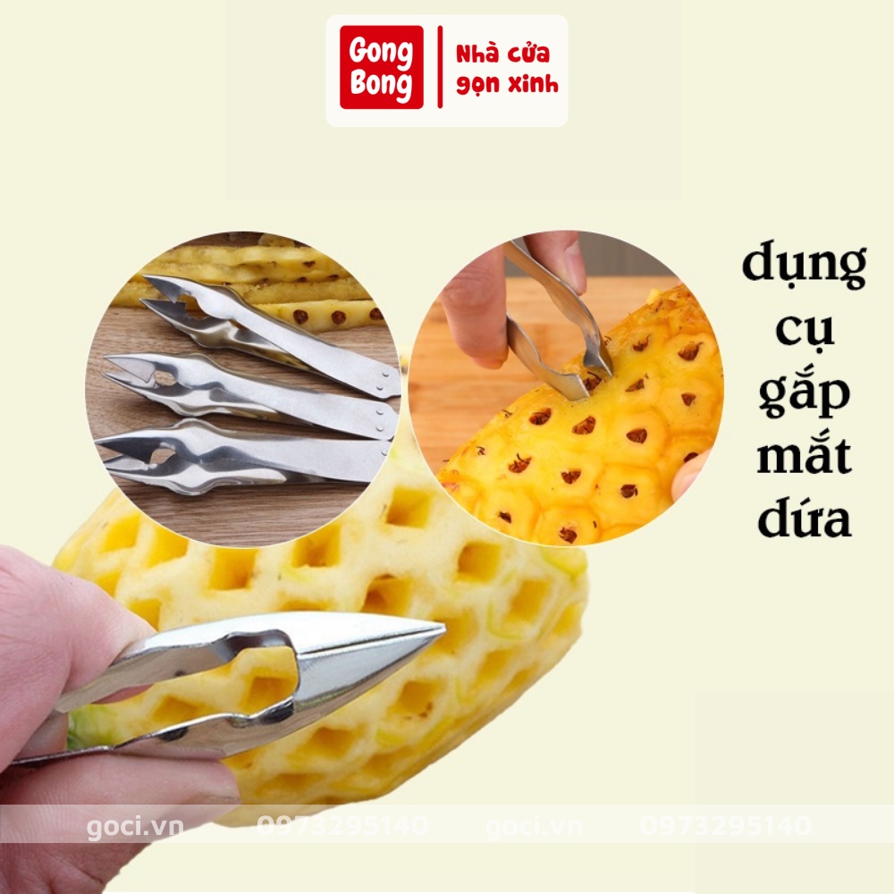 Dụng cụ gắp lấy mắt dứa thần tốc gọt mắt dứa nhanh gọn siêu tiện lợi