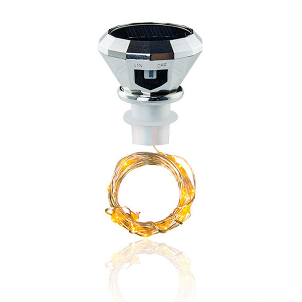 WATTLE Dây Đèn Led Trang Trí Chai Rượu Sử Dụng Năng Lượng Mặt Trời Chống Thấm Nước
