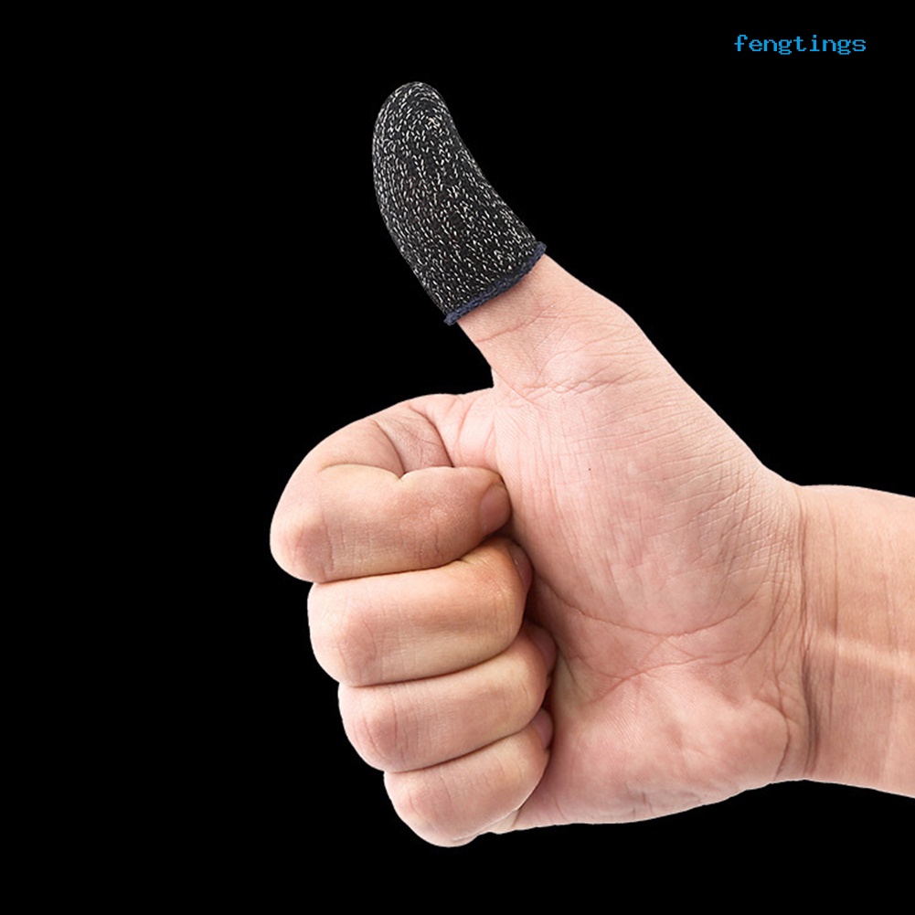 1/2 Bao Ngón Tay Chơi Game Điện Thoại Thoáng Khí Chống Trượt Có Thể Chạm Cảm Ứng