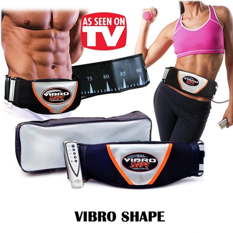 Đai massage rung nóng giảm mỡ bụng Vibro Shape