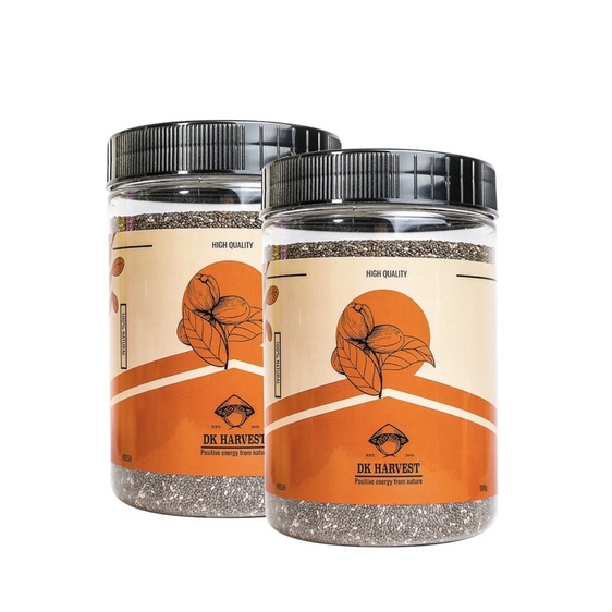 500G HẠT CHIA ĐEN DK HARVEST NHẬP KHẨU
