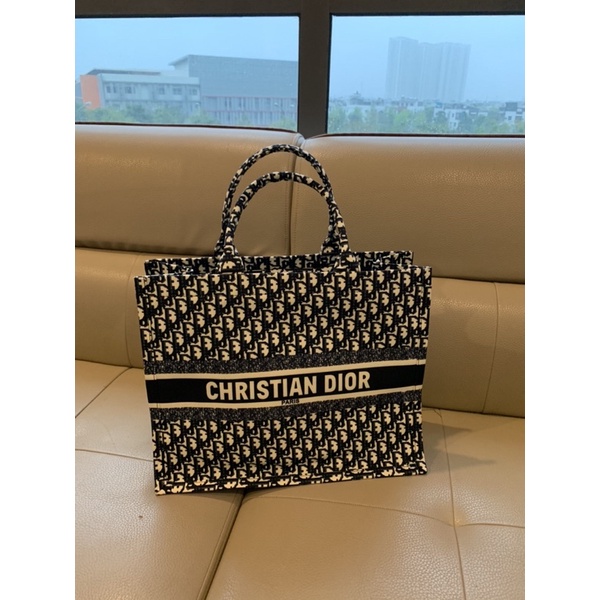 Túi vải to xách tay bigsize 41cm ẢNH THẬT bản có khoá kéo miệng