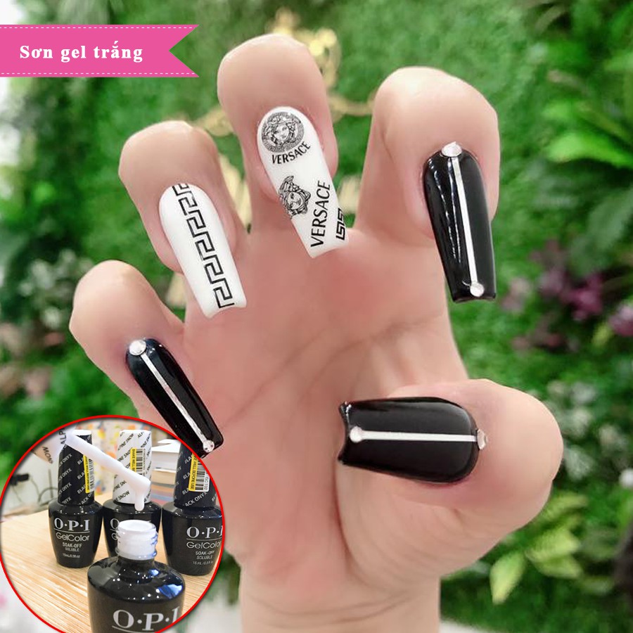 Sơn móng tay màu trắng - sơn gel cơ bản thợ nail nào cũng cần