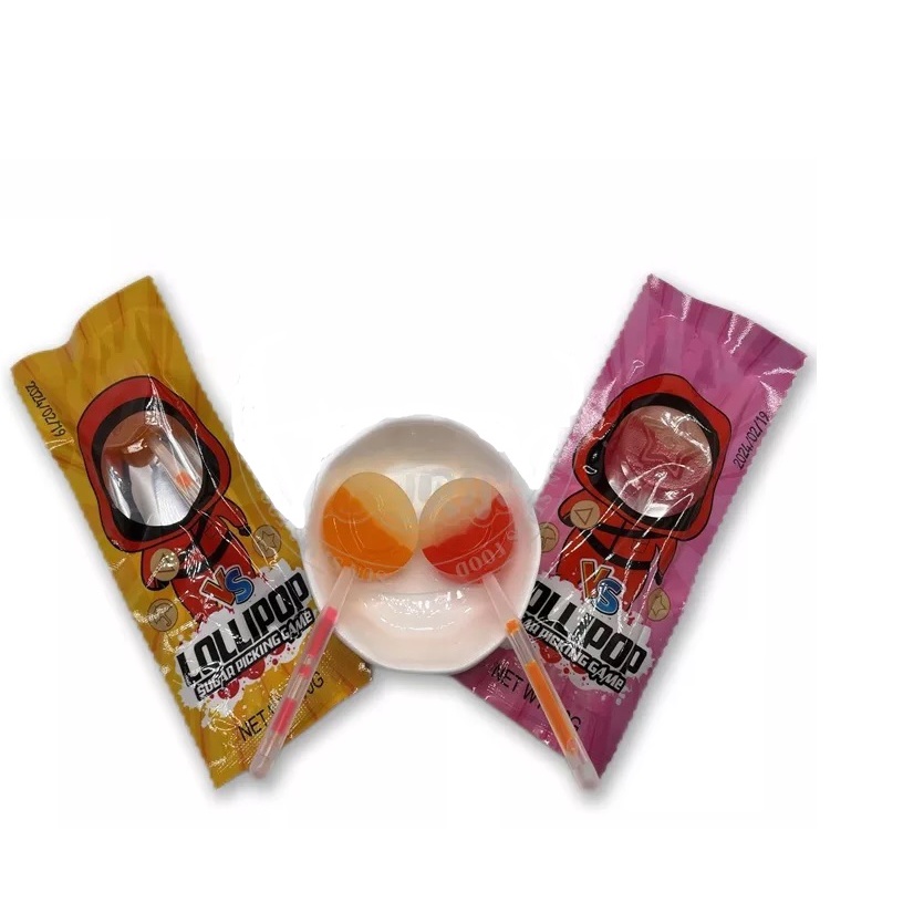 Kẹo mút trò chơi con mực squid game phát sáng kẹo halloween