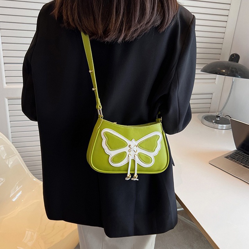 IELGY Túi Đeo Chéo In Họa Tiết Bươm Bướm Thời Trang Cho Nữ