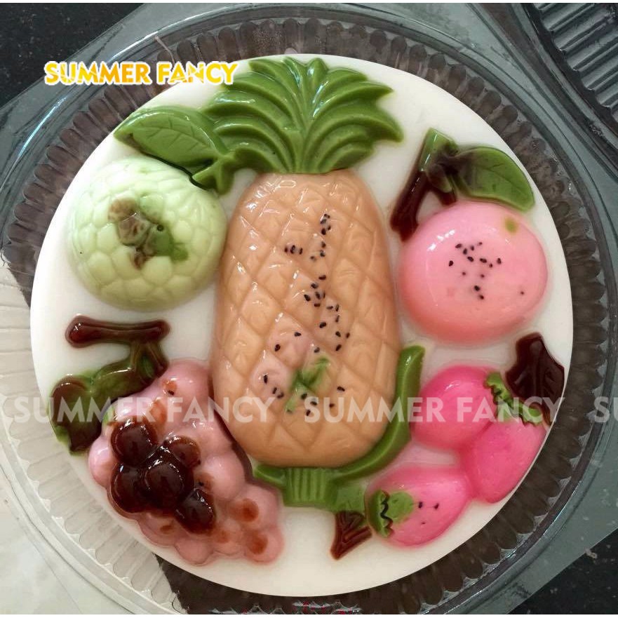 Khuôn rau câu 20cm trong suốt thạch làm bánh - Tray mold Jelly