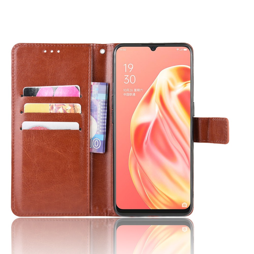 Bao da điện thoại màu trơn thanh lịch cho OPPO Reno3 Reno 3 | BigBuy360 - bigbuy360.vn