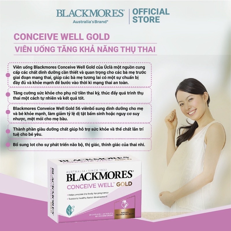 Combo chuẩn bị trước bầu, tăng khả năng thụ thai - Menevit, Hàu Oster plus, Bổ trứng, Dầu anh thảo Blackmores, Vitamin E