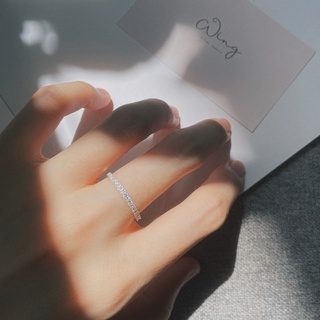 Nhẫn bạc đá mảnh - trang sức bạc The Wing Silver