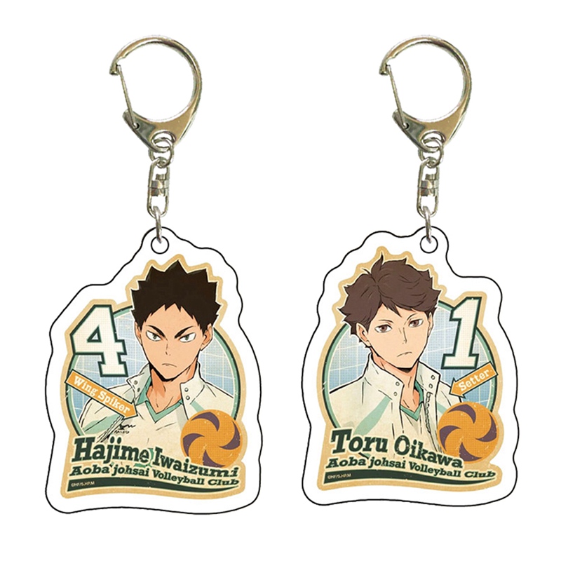 Tmdbyx Móc khóa trang trí hình nhân vật trong Haikyuu dễ thương