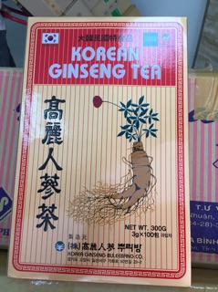 Trà sâm Hàn Quốc Korean Ginseng Tea 100 gói