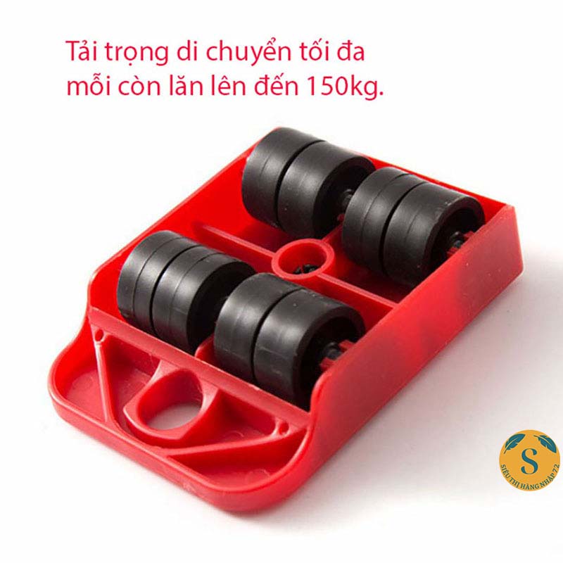 Bộ dụng cụ nâng và hỗ trợ di chuyển đồ đạc thông minh, dụng cụ di chuyển vật nặng, vật cồng kềnh [BỘ DI CHUYỂN ĐỒ]