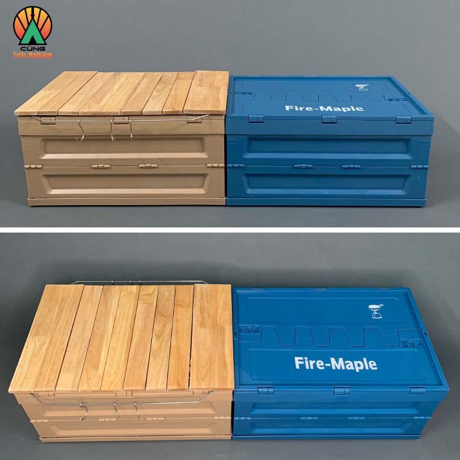 Mặt bàn gỗ Thiết Kế sử dụng với thùng Firemaple Gọn Nhẹ Chuyên Dụng Cho Du Lịch, Dã Ngoại Cắm Trại