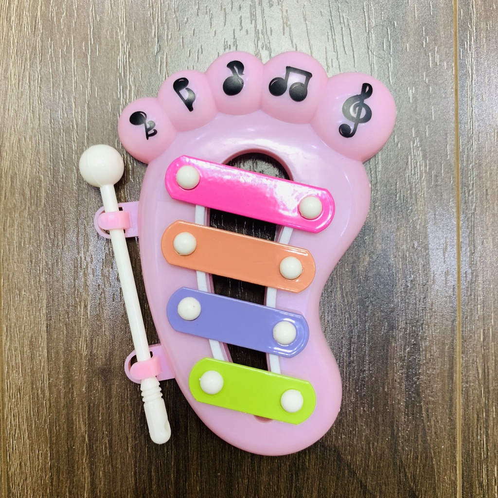 Đồ Chơi Giáo Dục, Thông Minh-Đàn Xylophone 4 Phím Giúp Bé Cảm Thụ Âm Nhạc Phát Huy Tư Duy Sáng Tạo