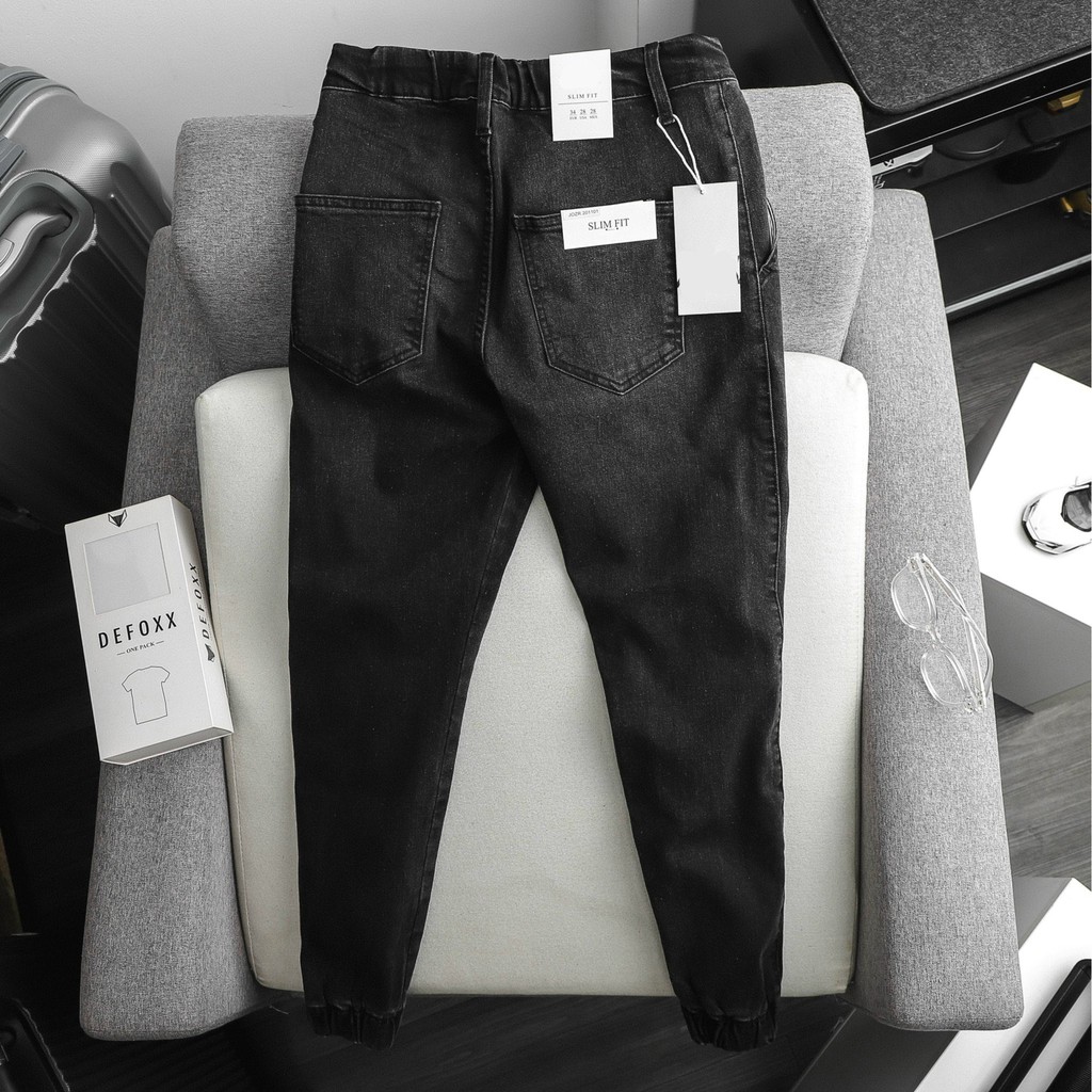 Quần Jogger Denim Hai Màu