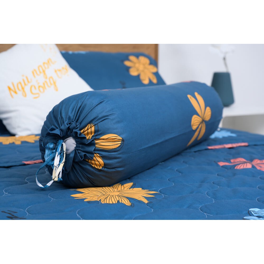 Bộ ga giường chun Amando Microfiber 5CT cao cấp, thấm hút kháng khuẩn tốt phân phối bởi Vua Nệm