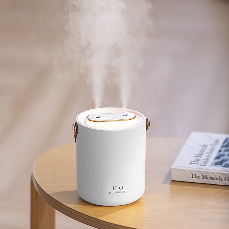 Máy phun sương Fnelse tạo độ ẩm không khí 2 đầu cổng USB dung tích 1.2L