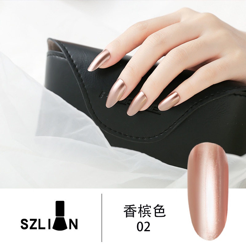 ANNIES Sơn Móng Tay Hiệu Ứng Tráng Gương Màu Vàng / Bạc Lâu Trôi Mau Khô