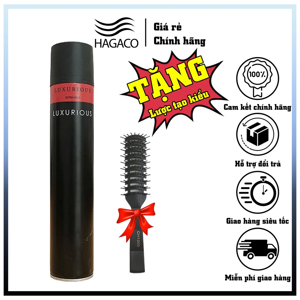 gôm xịt giữ nếp luxurious ( hàng chính hãng )