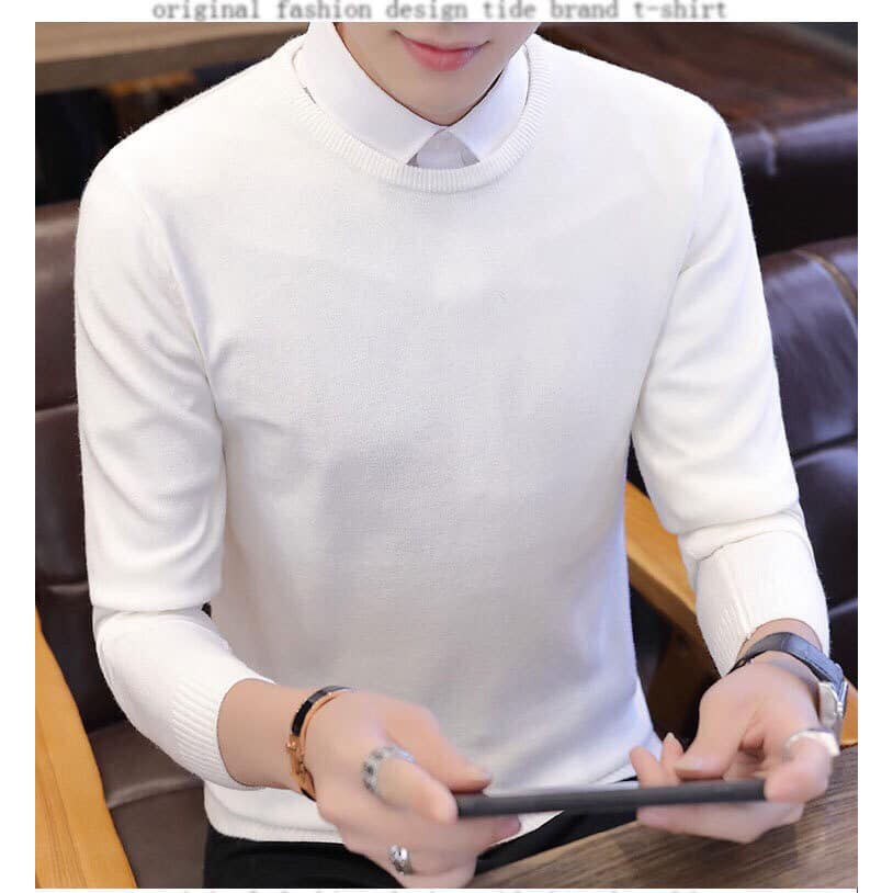 Bán sỉ áo len nam trơn $ | BigBuy360 - bigbuy360.vn