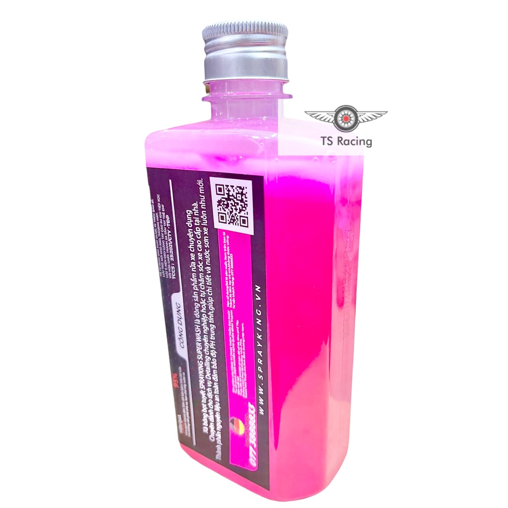 sprayking hồng rửa xe bọt tuyết 0.5L