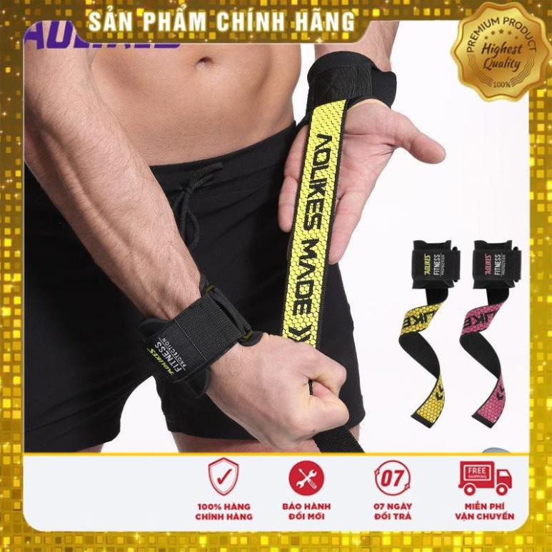 Dây quấn cổ tay kéo lưng trợ lực tập gym Aolikes AK23