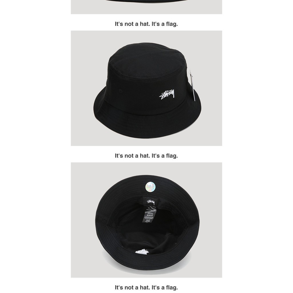 Mũ xô thêu logo Stussy tùy chọn màu sắc