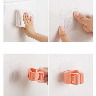 Móc Treo Chổi Dán Tường Tiện Lợi, Treo Cây Lau Sàn Siêu Chắc Chịu Lực Tốt, Móc Treo Đồ Đa Năng