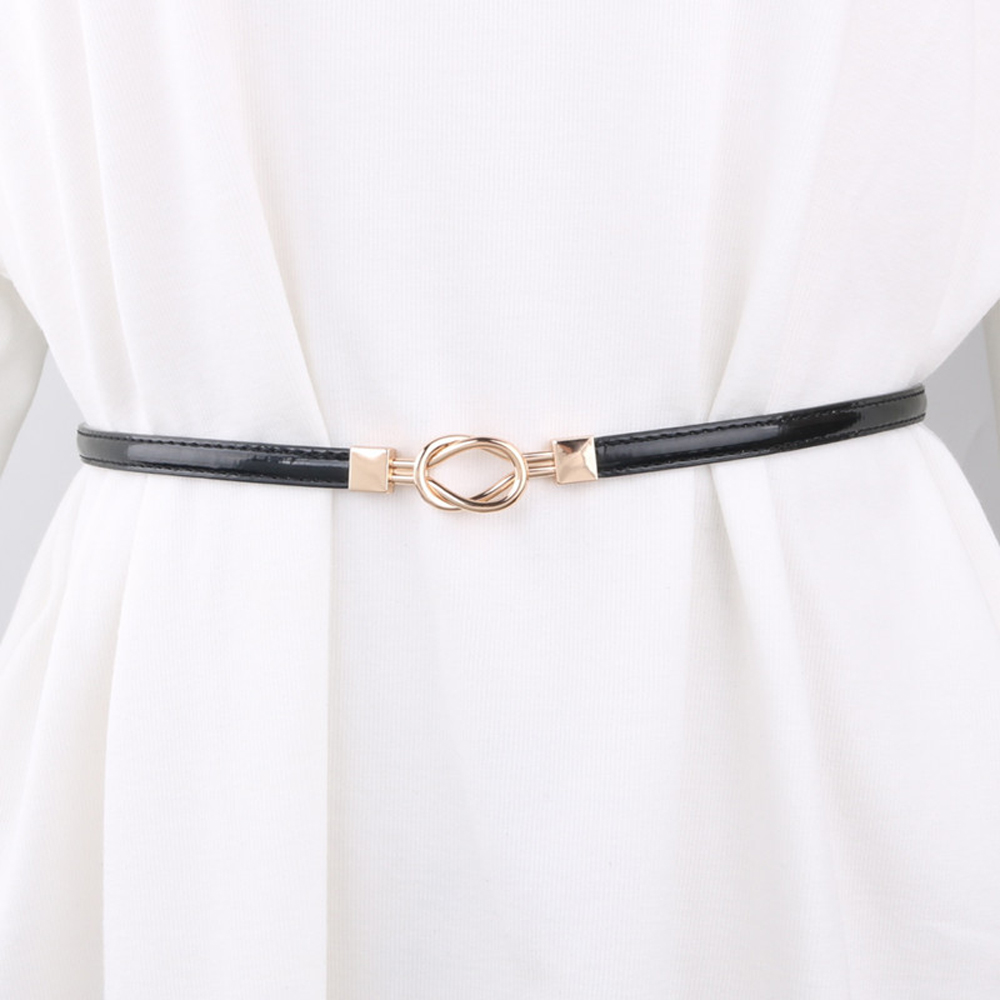 Thắt Lưng Mỏng Co Dãn Có Thể Điều Chỉnh Mặt Sau Thời Trang Cho Nữ