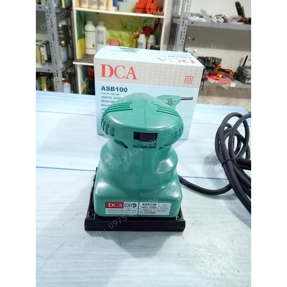 Máy chà nhám rung vuông DCA ASB100 (S1B-FF-110 X 100)