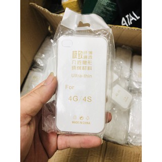 Ốp Dẻo Trong Suốt Cho Máy 4 / 4S - Chống Sốc, Mỏng Nhẹ, Dễ Dàng Lắp Đặ
