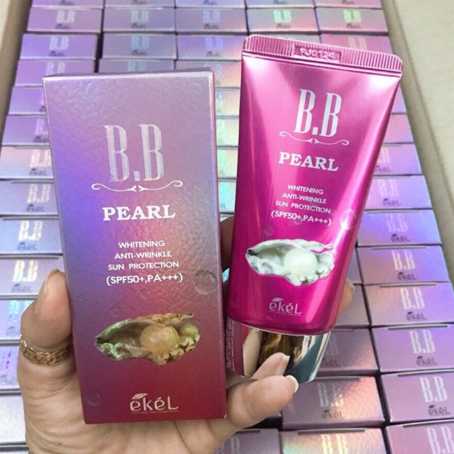 [Chính Hãng] Kem Nền Ngọc Trai BB Cream Pearl EkéL Spf50+