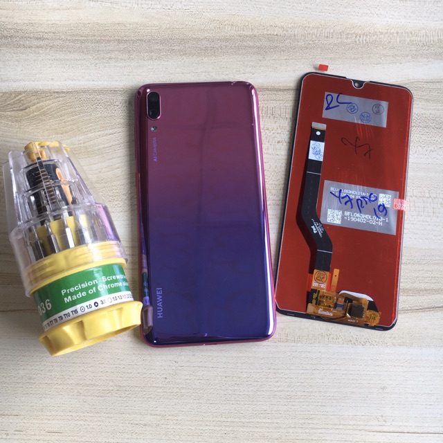 Combo Bộ Vỏ Sườn + Màn Hình Y7 Pro 2019 Zin Hàng Cao Cấp (tặng bộ vít đa năng)