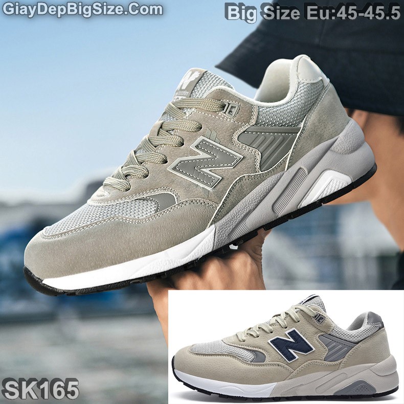 Giày Sneaker New-Balance,  giày thể thao big size cỡ lớn EU:45-45.5 cho nam chân to