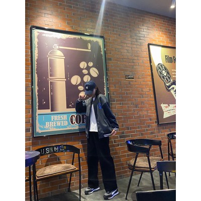 [Mã WASTMAY giảm 15% tối đa 30K đơn 150K] (A5002) áo khoác ulzzang bóng chày bomber 2 màu size M L(kèm video ảnh khách) | BigBuy360 - bigbuy360.vn