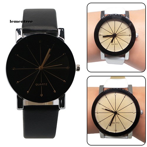 Đồng Hồ Quartz Chất Liệu Hợp Kim Dây Đeo Giả Da Kiểu Dáng Thể Thao