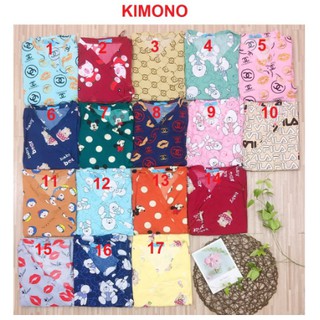 Đồ Bộ Kimono Kate Thái [Tay Ngắn Quần Ngắn]