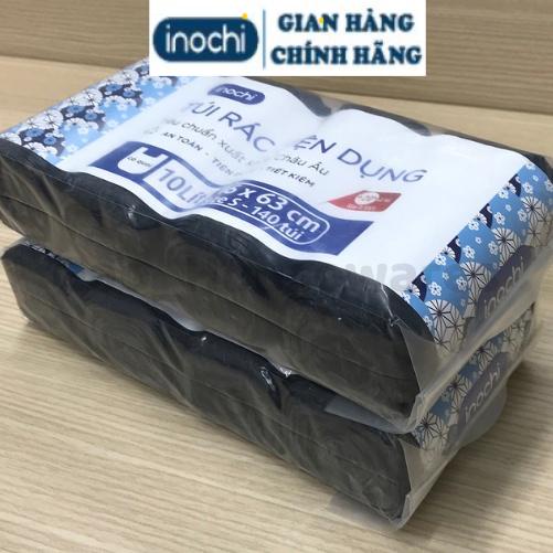 [FreeShip] Túi đựng rác tự hủy có quai cao cấp inochi, bọc đựng rác, bao đựng rác, đạt tiêu chuẩn xuất khẩu Châu Âu