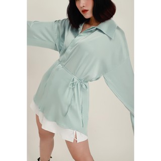 Sơmi Oversized Lụa Latin 2 màu
