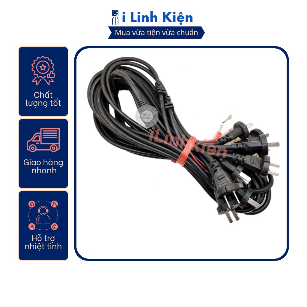 Dây nguồn bếp từ,bếp hồng ngoại chuyên dụng 10A 16A 1.5m 2500W