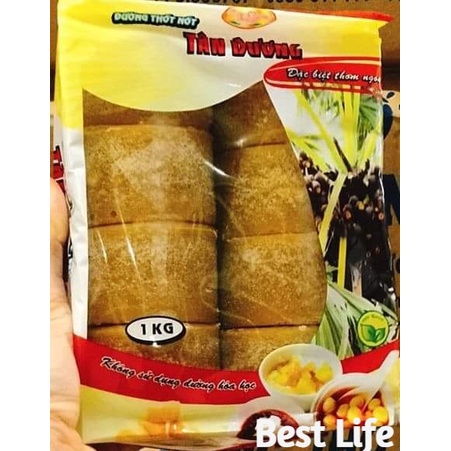 Đường thốt nốt Tân Dương gói 1kg dạng viên nhỏ dễ dàng sử dụng
